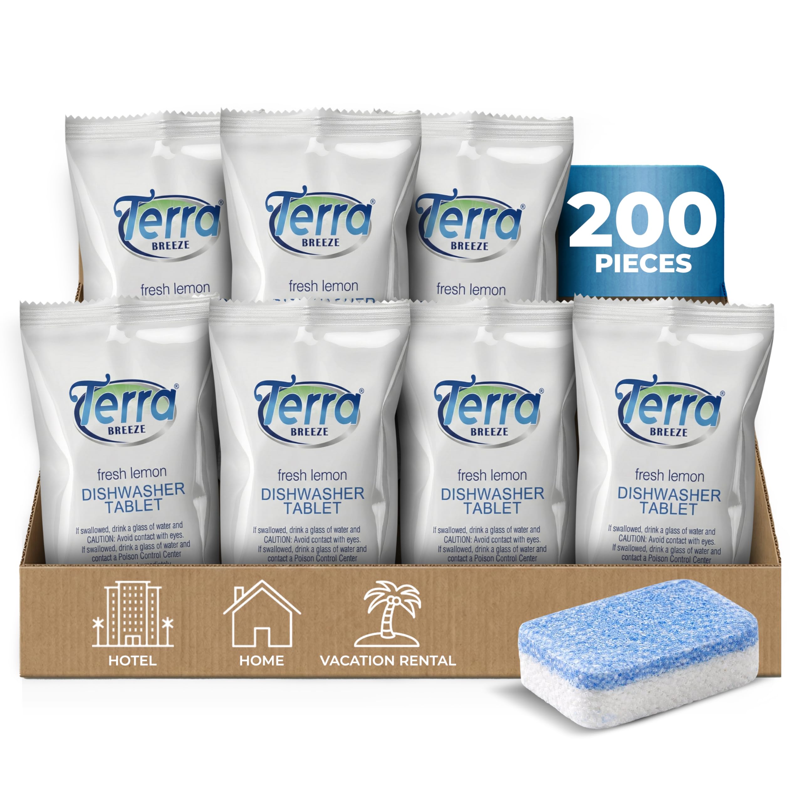 ウェイトレス　サプリ Amazon.com: Terra Breeze Individually Wrapped Dishwasher Tablets